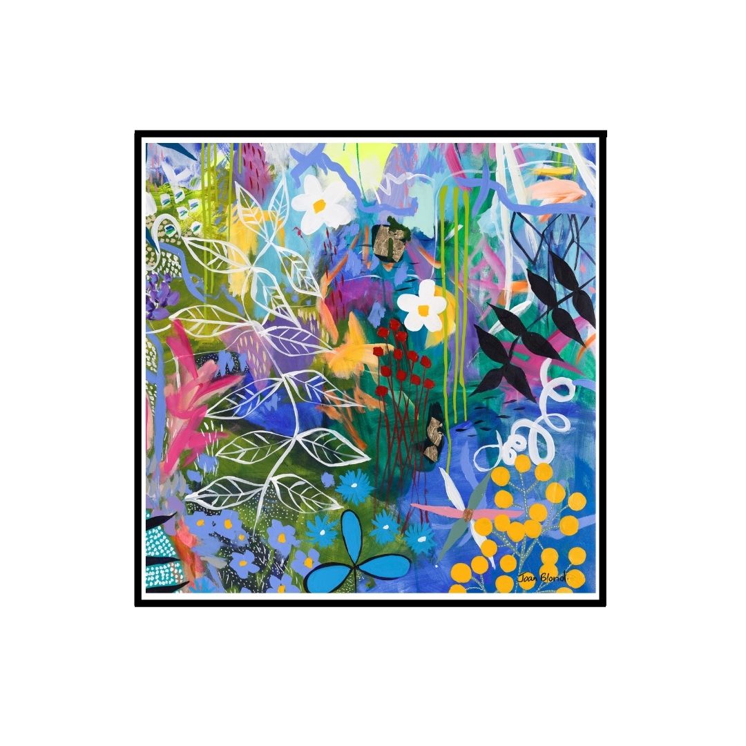 Joan Blond Art Zoe's Flower Garden Exclusive Run Print