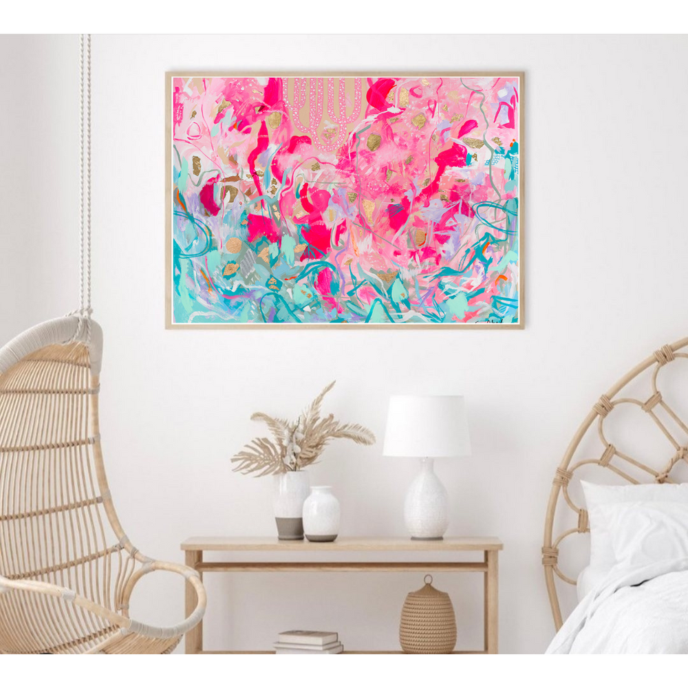 
                  
                    “A Pink Garden to Dwell On” ORIGINAL ARTWORK
                  
                