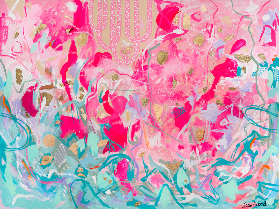 “A PINK GARDEN TO DWELL ON” - Limited Edition & Exclusive Run Prints - UNFRAMED