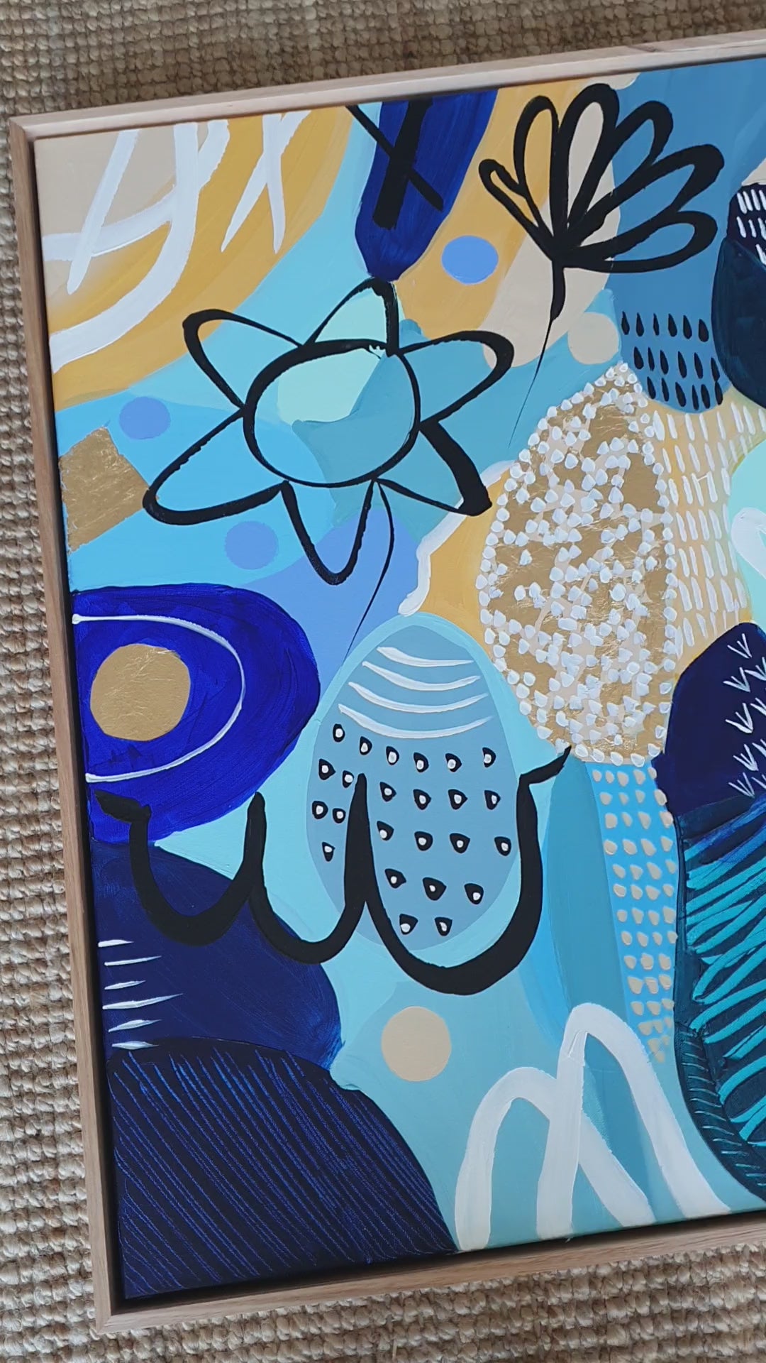 "Collecting Sea Glass and Shells" ORIGINAL ARTWORK