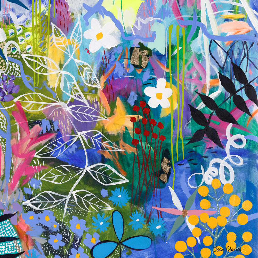 Zoe's Flower Garden - Exclusive Run Print - UNFRAMED